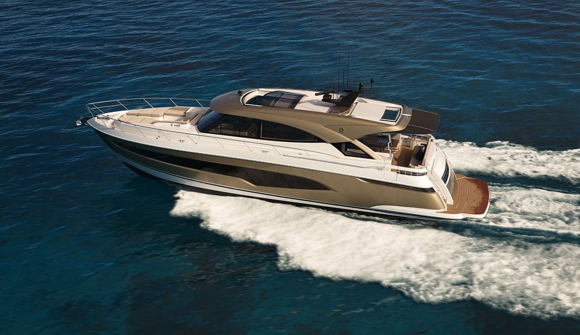 World Premiere - Riviera 6200 Sport Yacht